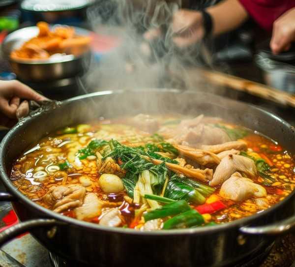 火锅鸡寻根之旅，揭秘其独特产地的美味奥秘,火锅鸡，探寻美食的独特魅力—揭秘火锅鸡的产地之谜,风味,传承,鸡精,第1张