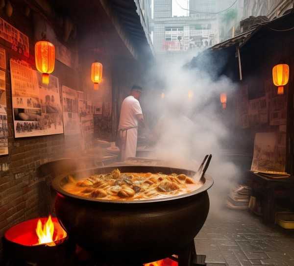 重庆鸡公煲的起源秘境探秘,探寻美食之源，重庆鸡公煲的诞生地之谜,传承,养生,美食文化,第1张