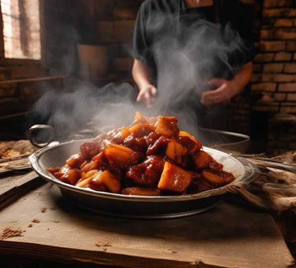 寻味溯源，过油肉，揭秘经典菜肴的诞生地,过油肉，探寻这道经典菜肴的起源之地,风味,五花肉,第1张