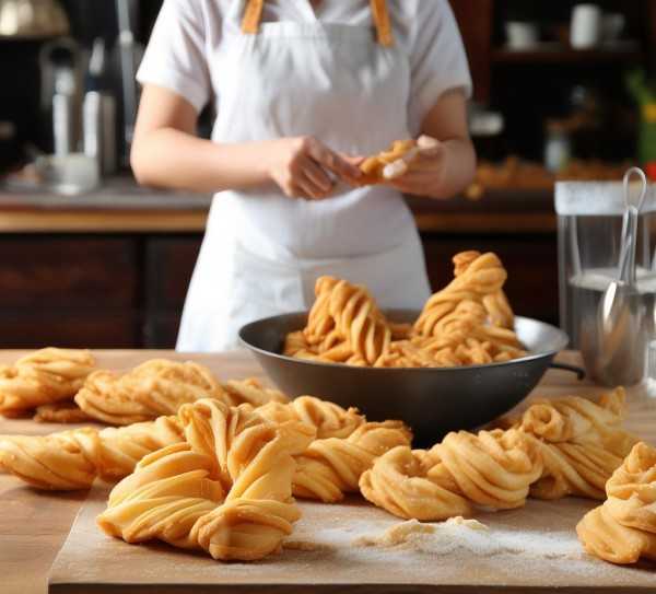 家常美食攻略，炸麻花秘籍，轻松学会炸出香脆美味,家常美味，教你轻松掌握如何炸麻花,鸡蛋,传统美食,第1张