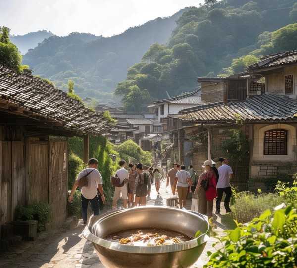 梅菜扣肉的故乡之谜，粤菜传奇背后的故事,探寻梅菜扣肉的故乡，揭秘这道经典粤菜背后的故事,风味,传承,腌制,第1张