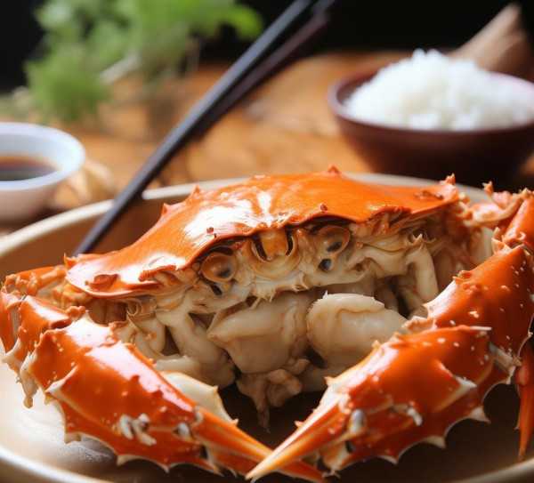 大闸蟹美味攻略，品尝鲜美滋味，解锁吃蟹技巧,大闸蟹的鲜美滋味，大闸蟹如何吃，美味尽在其中,食用方法,大闸蟹,第1张