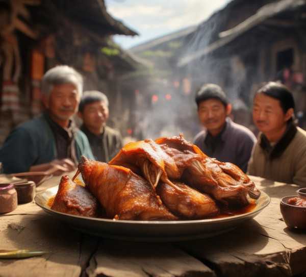 盐水鸭的正宗之源，历史与美食的交融之旅,探寻南京盐水鸭的正宗之地，一场味蕾与历史的邂逅,风味,美食文化,腌制,第1张