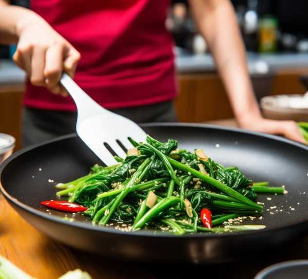 炒油麦菜，家常美味一步到位,家常美味，轻松掌握炒油麦菜的秘诀,鸡精,第1张