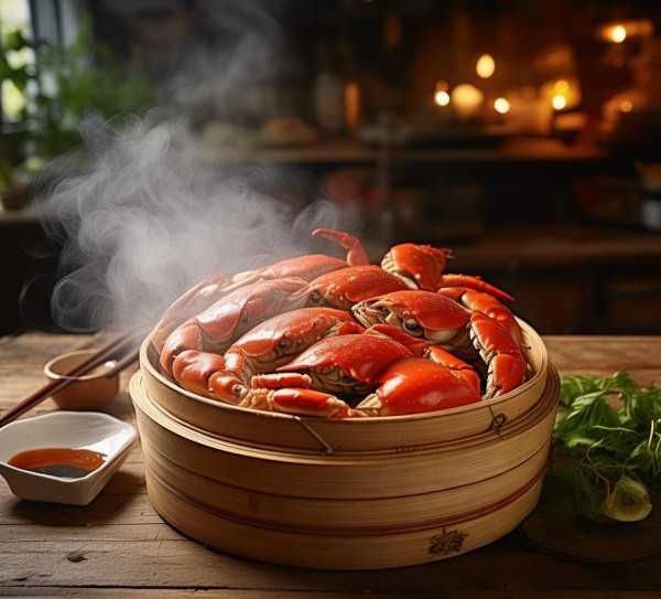 蒸制螃蟹，传承美味，轻松上桌,螃蟹如何蒸着吃，传统美味，简单易学,传统美食,蒸制时间,柿子,第1张