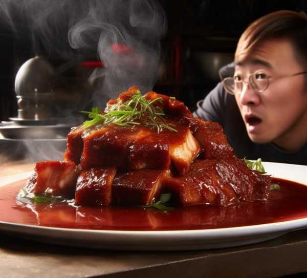 红烧肉的烹饪奥秘探秘,红烧肉，探寻其所属菜系的奥秘,风味,传承,烹饪技巧,第1张